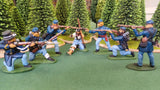 ACW SET 31 AMERICAN CIVIL WAR UNION INFANTRY 54MM 1/32 PAINTED MINIATURES - CP@