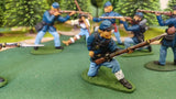 ACW SET 31 AMERICAN CIVIL WAR UNION INFANTRY 54MM 1/32 PAINTED MINIATURES - CP@
