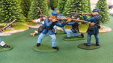 ACW SET 31 AMERICAN CIVIL WAR UNION INFANTRY 54MM 1/32 PAINTED MINIATURES - CP@