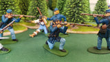 ACW SET 31 AMERICAN CIVIL WAR UNION INFANTRY 54MM 1/32 PAINTED MINIATURES - CP@
