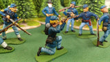 ACW SET 33 AMERICAN CIVIL WAR UNION INFANTRY 54MM 1/32 PAINTED MINIATURES