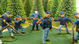 ACW SET 33 AMERICAN CIVIL WAR UNION INFANTRY 54MM 1/32 PAINTED MINIATURES