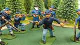 ACW SET 33 AMERICAN CIVIL WAR UNION INFANTRY 54MM 1/32 PAINTED MINIATURES