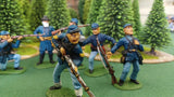 ACW SET 33 AMERICAN CIVIL WAR UNION INFANTRY 54MM 1/32 PAINTED MINIATURES