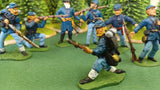 ACW SET 33 AMERICAN CIVIL WAR UNION INFANTRY 54MM 1/32 PAINTED MINIATURES