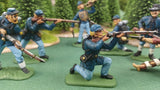 ACW SET 34 AMERICAN CIVIL WAR UNION INFANTRY 54MM 1/32 PAINTED MINIATURES - CP@