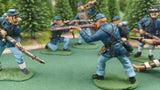 ACW SET 34 AMERICAN CIVIL WAR UNION INFANTRY 54MM 1/32 PAINTED MINIATURES - CP@