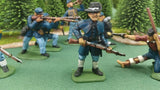 ACW SET 34 AMERICAN CIVIL WAR UNION INFANTRY 54MM 1/32 PAINTED MINIATURES - CP@