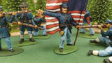 ACW SET 35 AMERICAN CIVIL WAR UNION INFANTRY 54MM 1/32 PAINTED MINIATURES - CP@