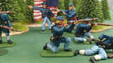 ACW SET 35 AMERICAN CIVIL WAR UNION INFANTRY 54MM 1/32 PAINTED MINIATURES - CP@