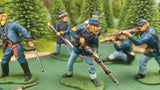 ACW SET 36 AMERICAN CIVIL WAR UNION INFANTRY 54MM 1/32 PAINTED MINIATURES - CP@