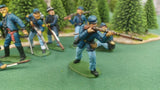 ACW SET 36 AMERICAN CIVIL WAR UNION INFANTRY 54MM 1/32 PAINTED MINIATURES - CP@