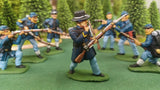 ACW SET 37 AMERICAN CIVIL WAR UNION INFANTRY 54MM 1/32 PAINTED MINIATURES