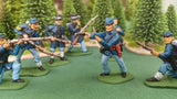 ACW SET 37 AMERICAN CIVIL WAR UNION INFANTRY 54MM 1/32 PAINTED MINIATURES
