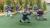 ACW SET 37 AMERICAN CIVIL WAR UNION INFANTRY 54MM 1/32 PAINTED MINIATURES
