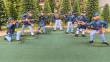 ACW SET 38 AMERICAN CIVIL WAR UNION INFANTRY 54MM 1/32 PAINTED MINIATURES - CP@
