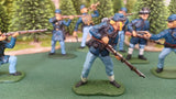ACW SET 38 AMERICAN CIVIL WAR UNION INFANTRY 54MM 1/32 PAINTED MINIATURES - CP@