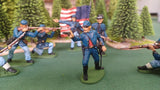 ACW SET 39 AMERICAN CIVIL WAR UNION INFANTRY 54MM 1/32 PAINTED MINIATURES - CP@