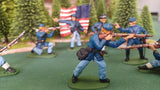 ACW SET 39 AMERICAN CIVIL WAR UNION INFANTRY 54MM 1/32 PAINTED MINIATURES - CP@