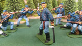 ACW SET 40 AMERICAN CIVIL WAR UNION INFANTRY 54MM 1/32 PAINTED MINIATURES - CP@