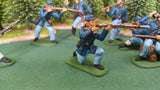 ACW SET 40 AMERICAN CIVIL WAR UNION INFANTRY 54MM 1/32 PAINTED MINIATURES - CP@