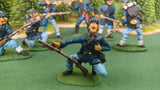 ACW SET 41 AMERICAN CIVIL WAR UNION INFANTRY 54MM 1/32 PAINTED MINIATURES - CP@