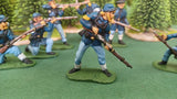 ACW SET 41 AMERICAN CIVIL WAR UNION INFANTRY 54MM 1/32 PAINTED MINIATURES - CP@