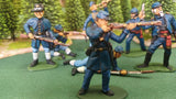 ACW SET 42 AMERICAN CIVIL WAR UNION INFANTRY 54MM 1/32 PAINTED MINIATURES - CP@