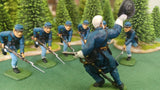 ACW SET 44 AMERICAN CIVIL WAR UNION INFANTRY 54MM 1/32 PAINTED MINIATURES