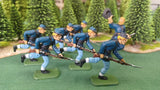 ACW SET 45 AMERICAN CIVIL WAR UNION INFANTRY 54MM 1/32 PAINTED MINIATURES - CP@