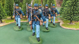 ACW SET 49 AMERICAN CIVIL WAR UNION INFANTRY 54MM 1/32 PAINTED MINIATURES - CP@