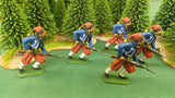 ACW SET 51 AMERICAN CIVIL WAR ZOUAVES 54 MM 1/32 PAINTED MINIATURES