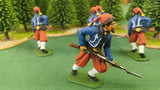 ACW SET 51 AMERICAN CIVIL WAR ZOUAVES 54 MM 1/32 PAINTED MINIATURES