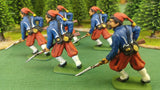 ACW SET 53 AMERICAN CIVIL WAR ZOUAVES 54MM 1/32 PAINTED MINIATURES