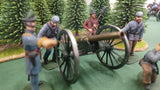 ACW SET 54 AMERICAN CIVIL WAR CONFEDERATE ARTILLERY 54MM 1/32 PAINTED FIGURES - CP@