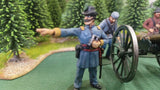 ACW SET 54 AMERICAN CIVIL WAR CONFEDERATE ARTILLERY 54MM 1/32 PAINTED FIGURES - CP@