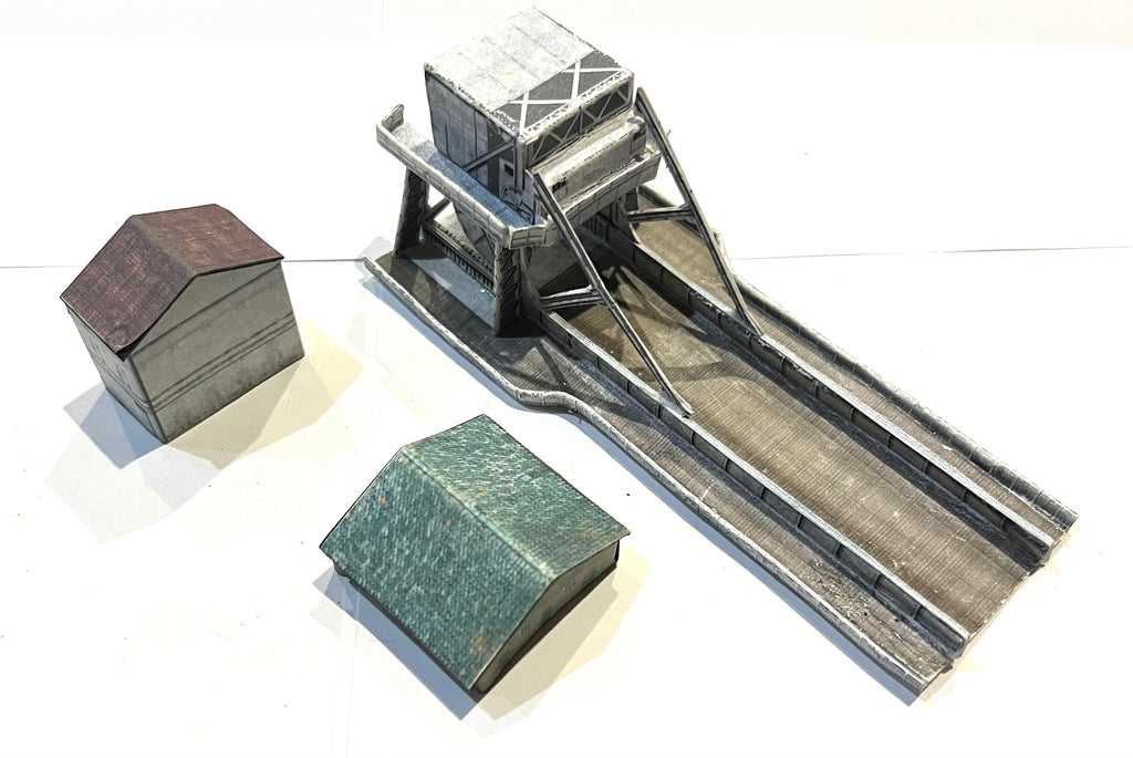 Pegasus bridge - WWII - 6mm - Paper Terrain - Self-built