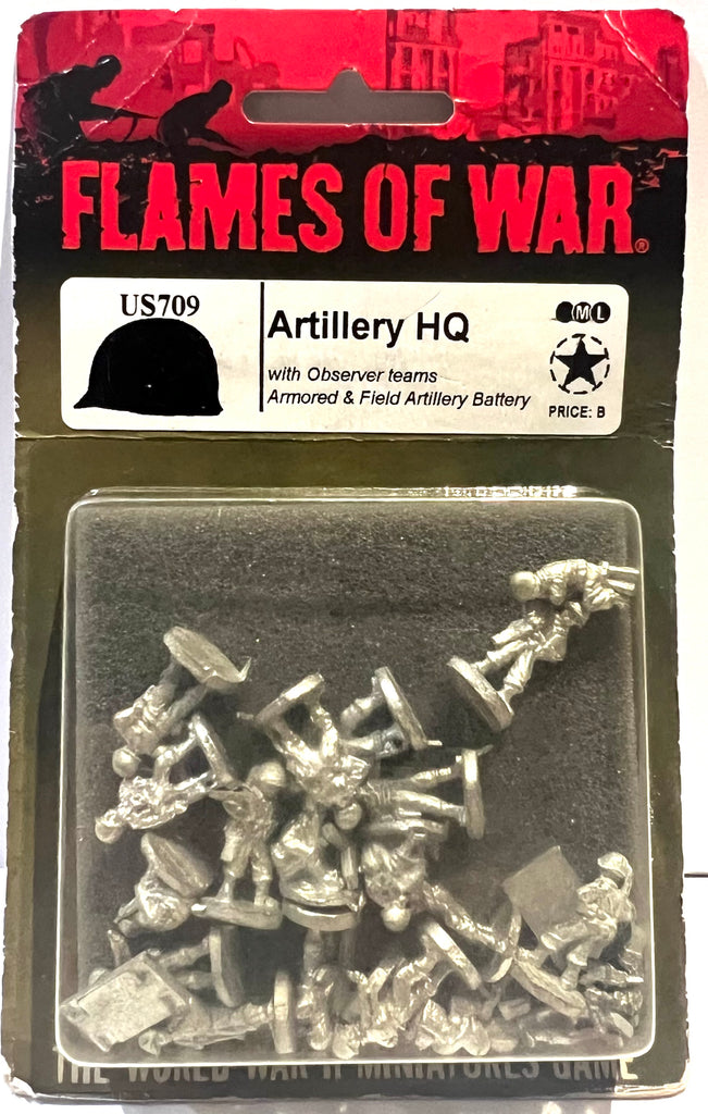 US Artillery HQ - 28mm - Flames of War - US709 - CP@