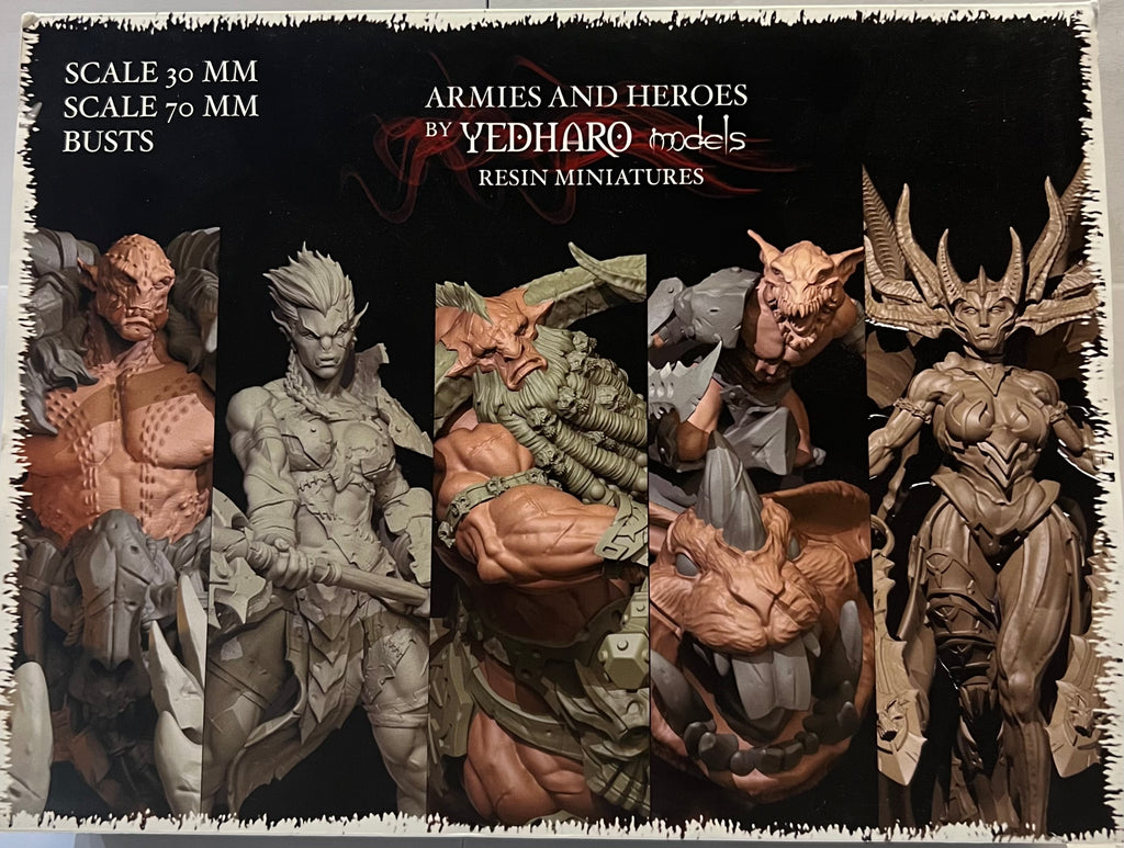 Armies and Heroes Busts - 30/70mm - Resin miniatures - Yedharo Models