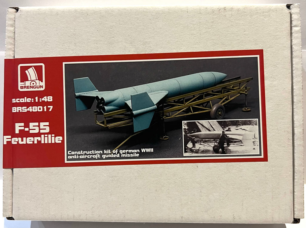 Feuerlilie F-55 Flakrakete w/dolly - 1:48 - Hauler - Brengun - BRS48017