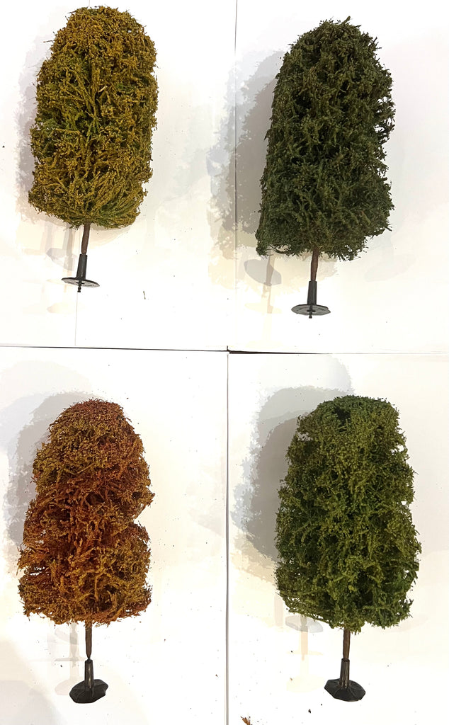 Mixed colours Trees (175mm) x 4 - K&M