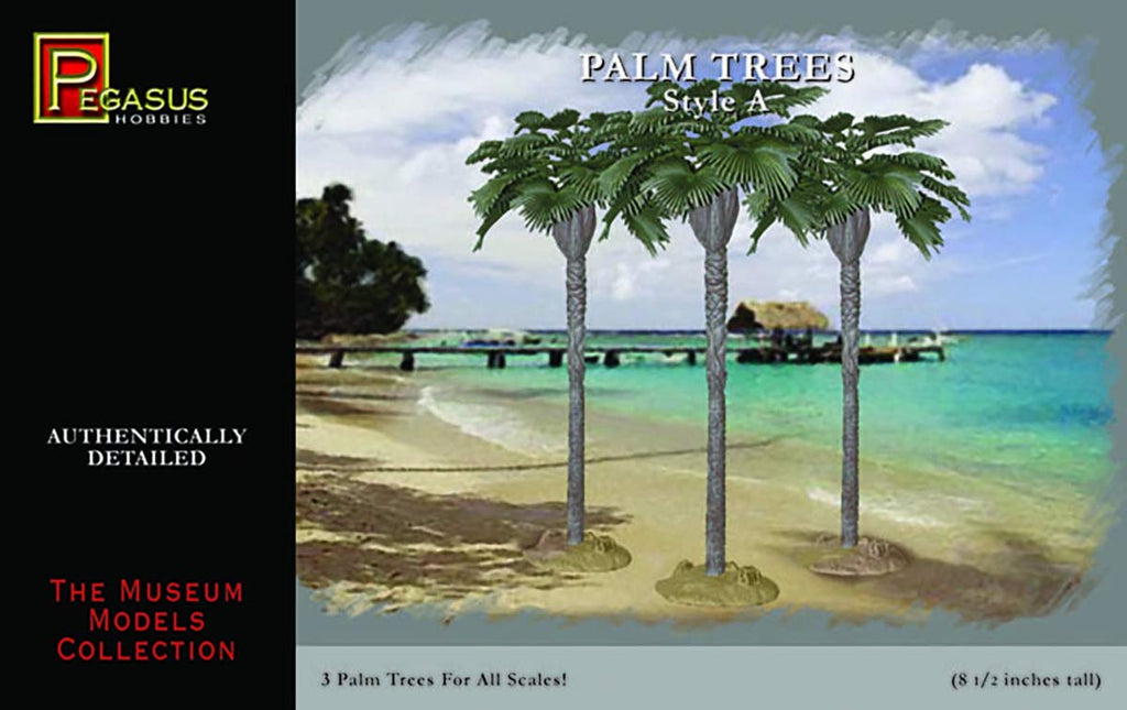 Large palm trees (Style A) - 1:72 - Pegasus - 6501