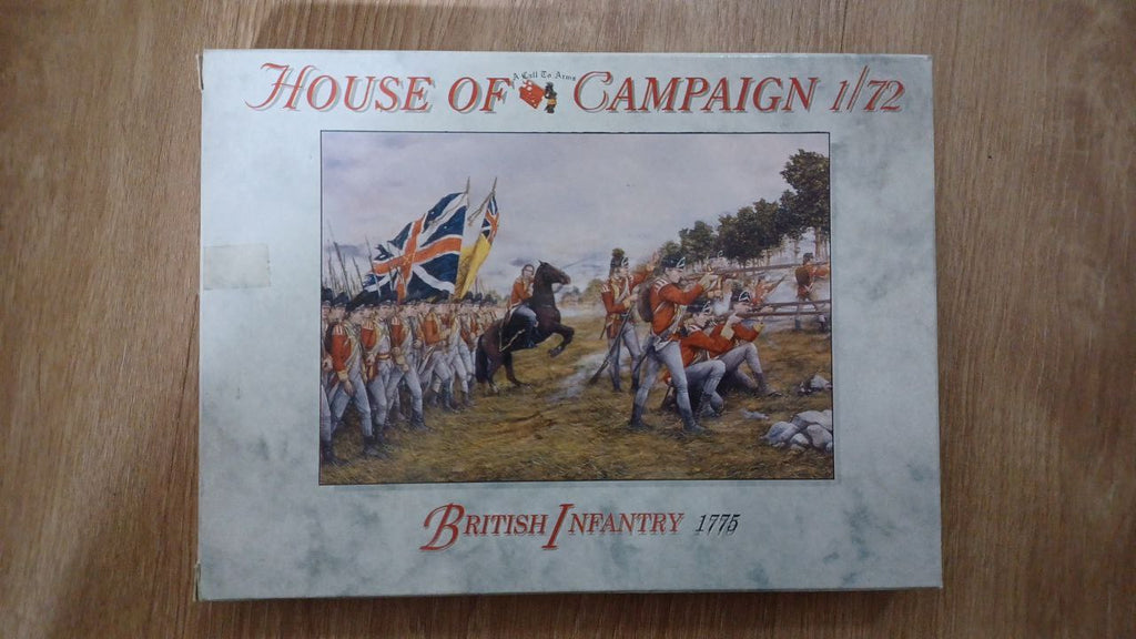 British Infantry 1775 A Call To Arms 1/72 7265
