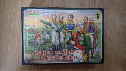 Russian and Prussian Chiefs of Staff 1/72 Strelets 0002
