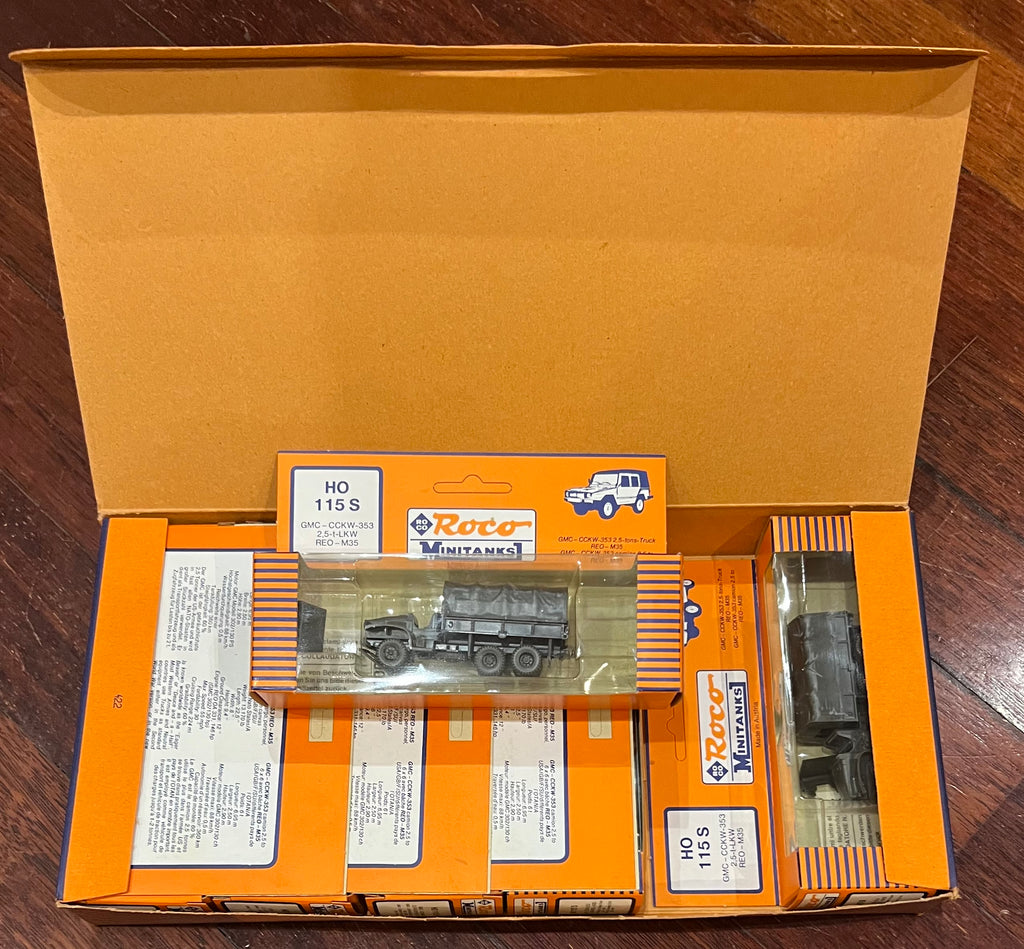 GMC-CCKW-353 2,5-t-LKW REO-M35 x 6 Camion - 1:87 - Roco - HO 115 S