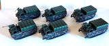 Tracked Cargo Carrier M548 x 6 Tanks - 1:87 - Roco - HO515 - PAINTED