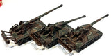 Tank Artilley M110 A2 SF Nato Camo x 3 Tanks - 1:87 - Roco - HO388 - PAINTED