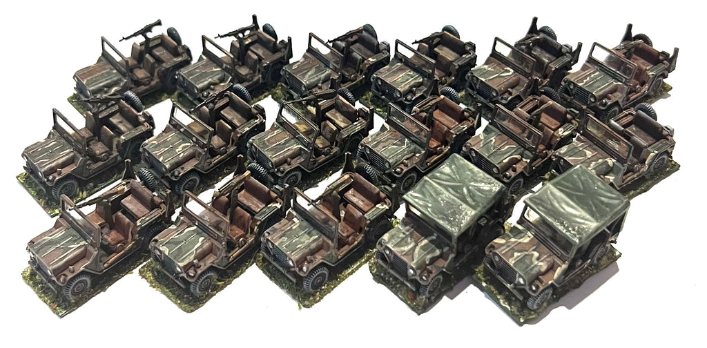M151 A2 Jeep (x17) - 1:87 - Roco - 282 - PAINTED