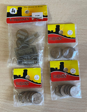 Markers for game x 4 - Warbases