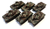 Sheridan Spahpanzer M551 x 6 Tanks - 1:87 - Roco - HO254 - PAINTED